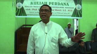 Testimoni Prof. Dr. H. Mansyur Ramly, S.E., M.Si.